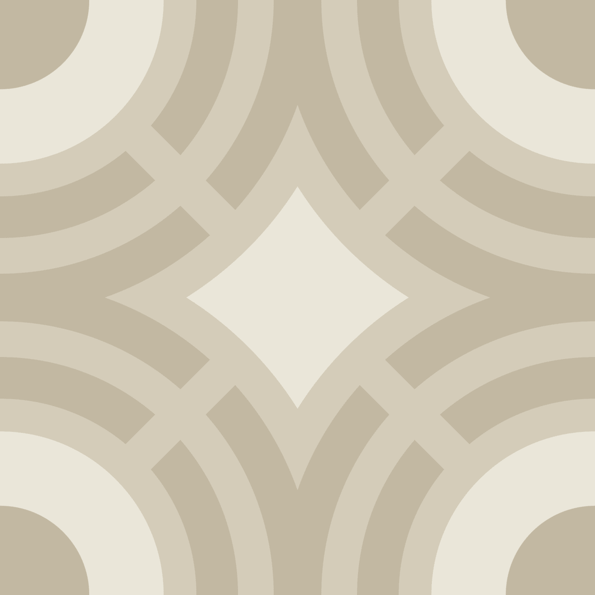 Geometric Pattern: Chapateo: Antique Dark / Red Wolf