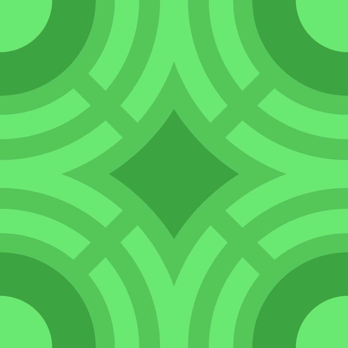 Geometric Pattern: Chapateo: Gemstone Light / Red Wolf