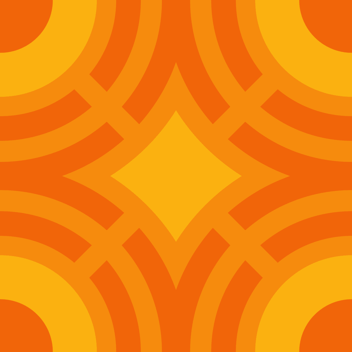 Geometric Pattern: Chapateo: Gemstone Dark / Red Wolf