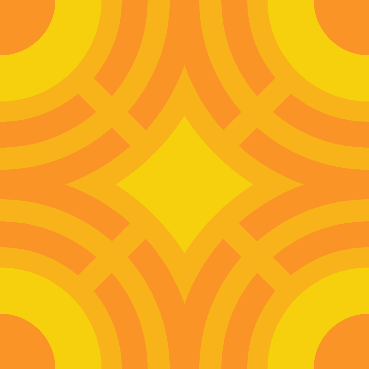 Geometric Pattern: Chapateo: Gemstone Dark / Red Wolf