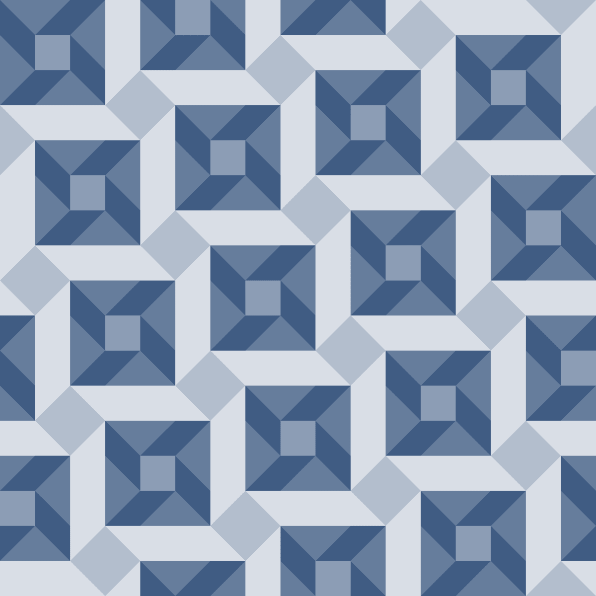 Geometric Pattern: Sanchez: Cesco / Red Wolf