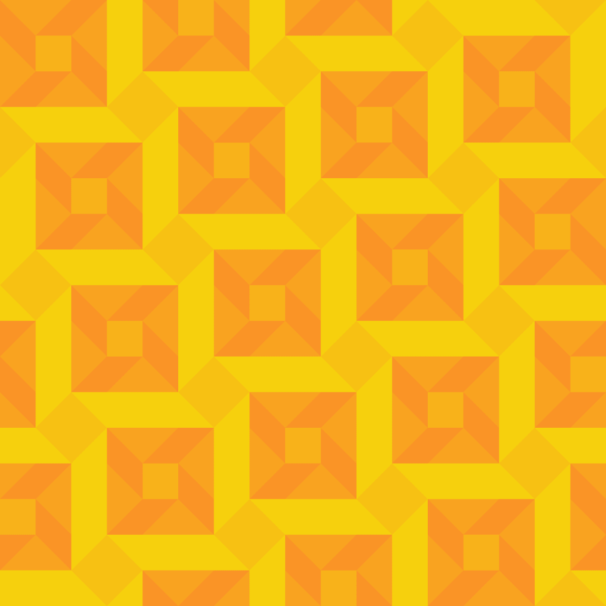 Geometric Pattern: Sanchez: Gemstone / Red Wolf