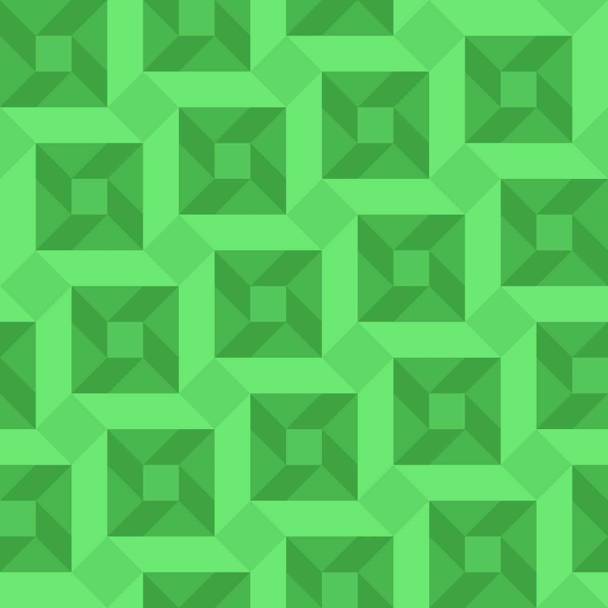 Geometric Pattern: Sanchez: Gemstone / Red Wolf