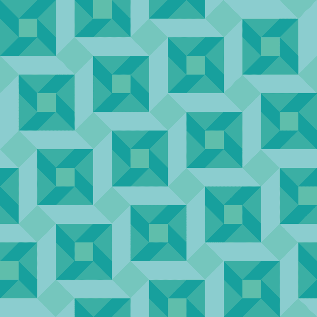 Geometric Pattern: Sanchez: Hortus / Red Wolf