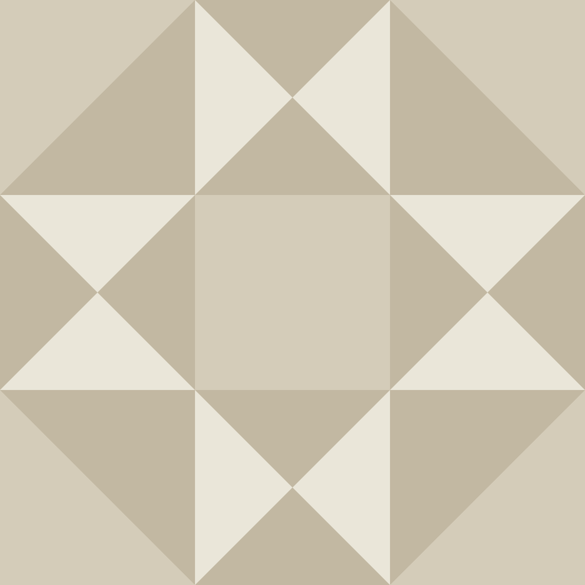 Geometric Pattern: Southwark: Antique / Red Wolf