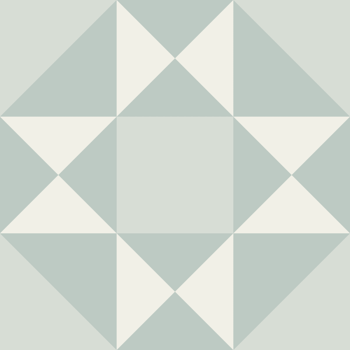 Geometric Pattern: Southwark: Antique / Red Wolf