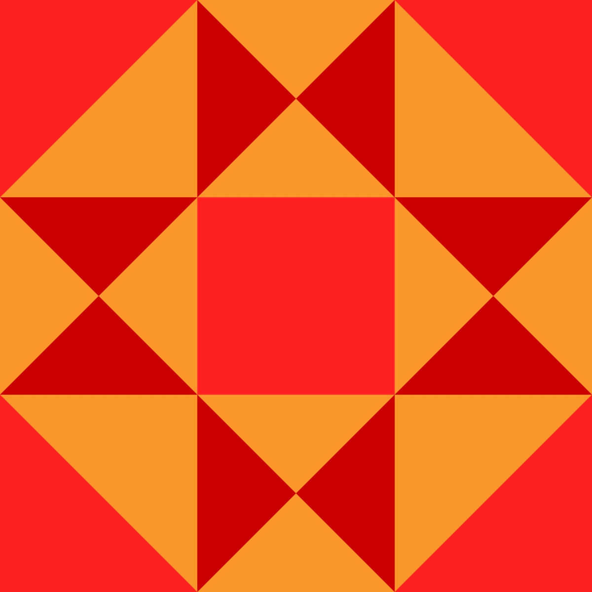 Geometric Pattern: Southwark: Moderna / Red Wolf