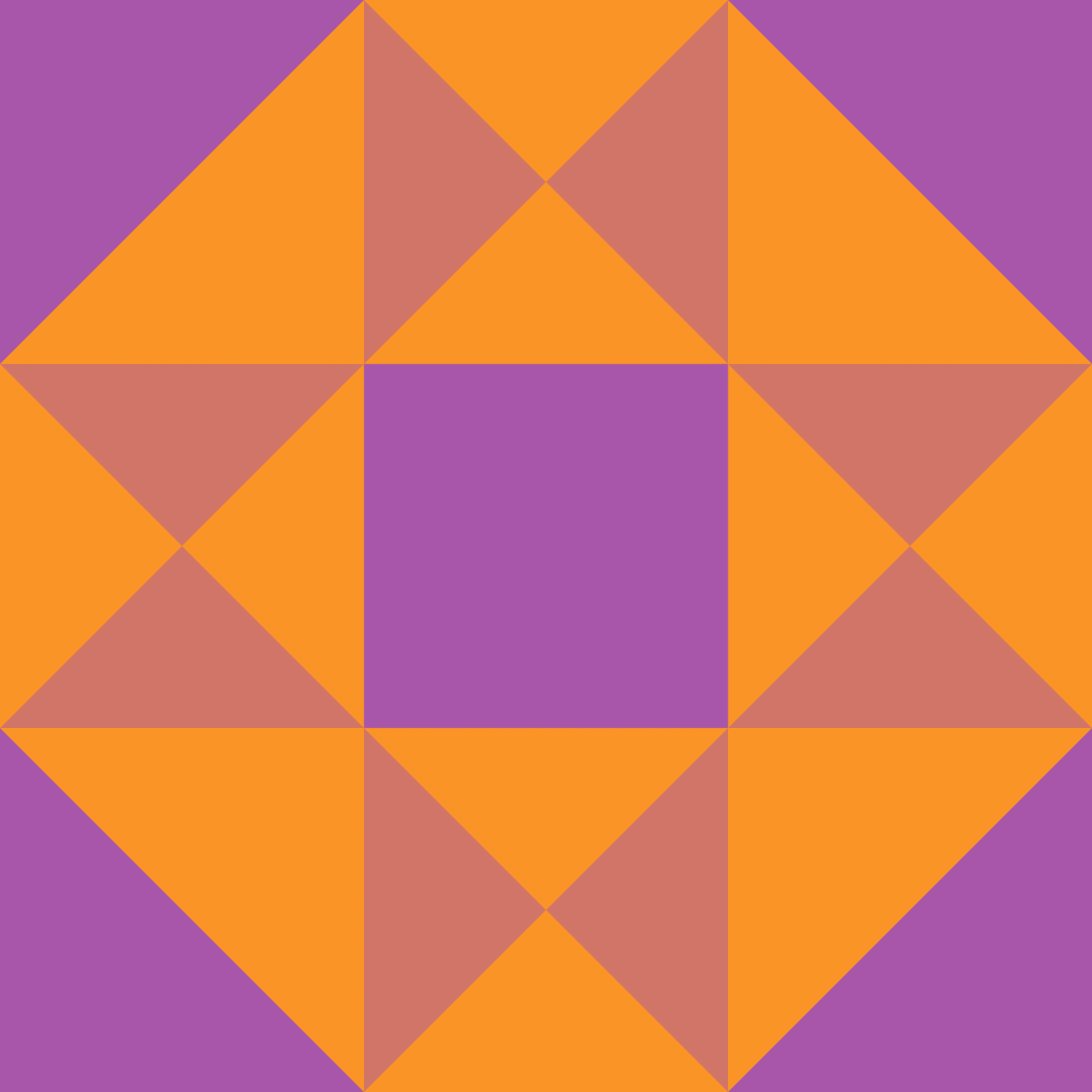 Geometric Pattern: Southwark: Moderna / Red Wolf