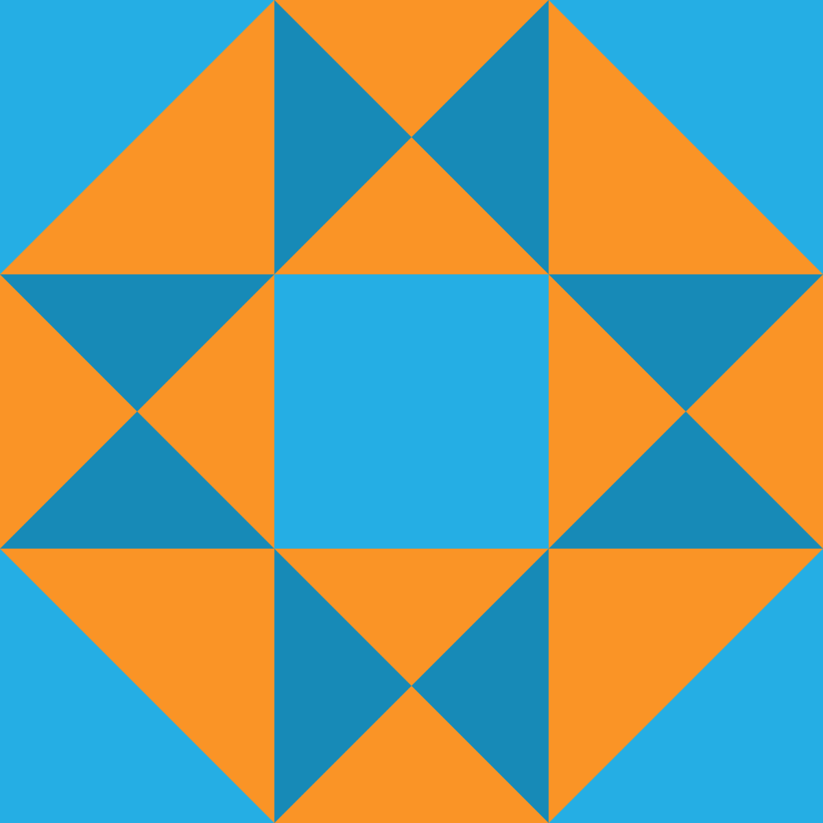 Geometric Pattern: Southwark: Moderna / Red Wolf