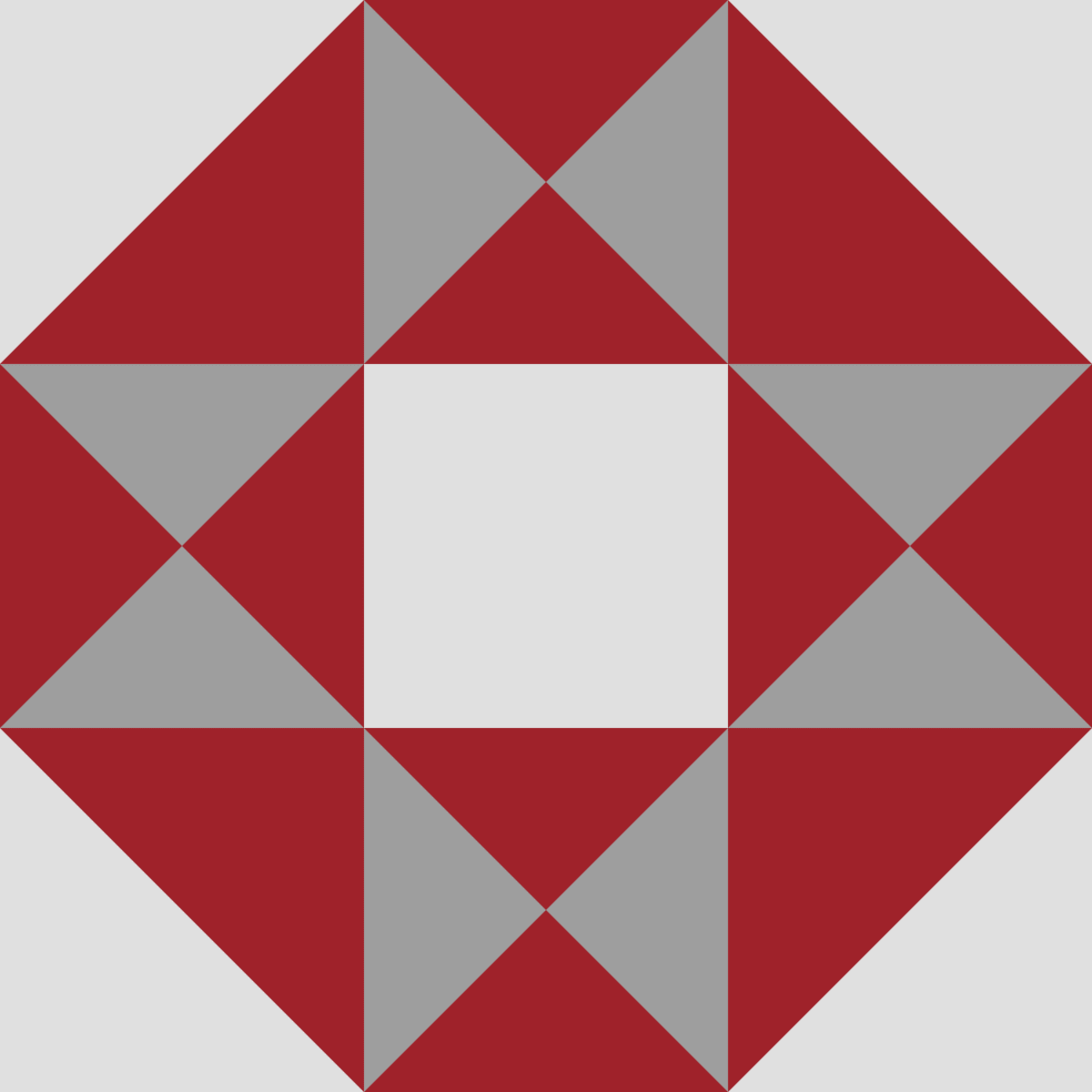 Geometric Pattern: Southwark: Season / Red Wolf