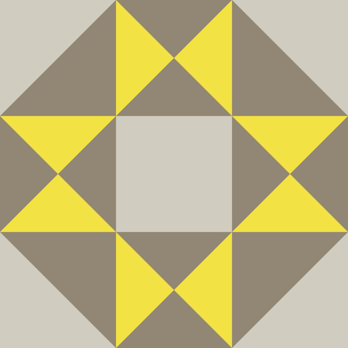 Geometric Pattern: Southwark: Season / Red Wolf