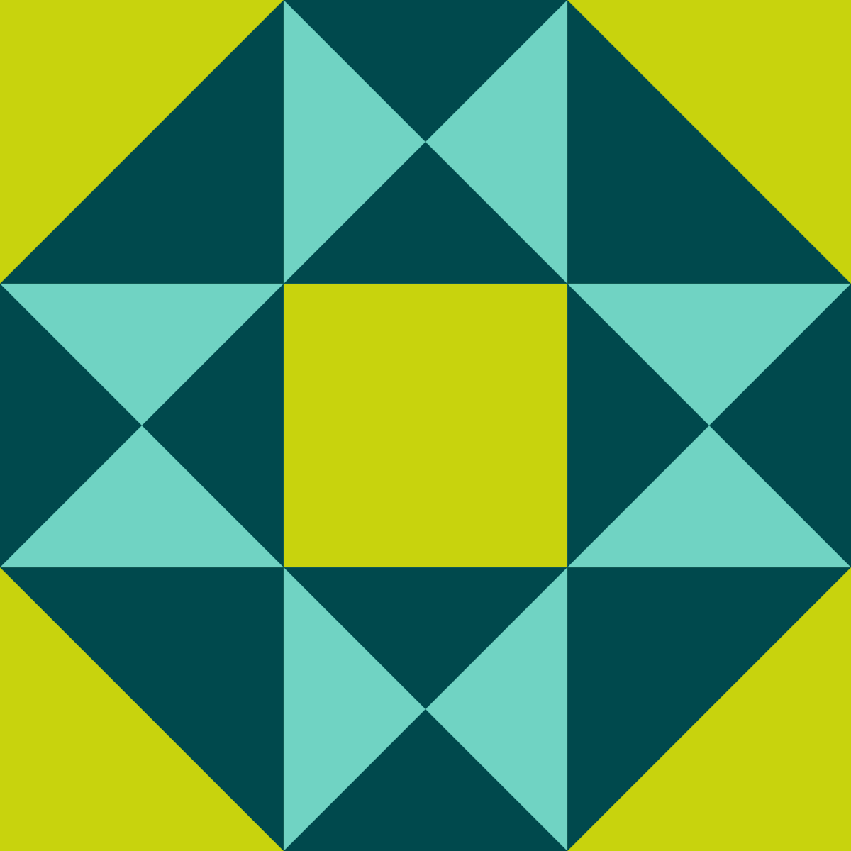 Geometric Pattern: Southwark: Season / Red Wolf