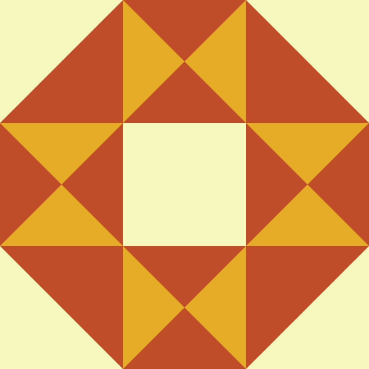 Geometric Pattern: Southwark: Season / Red Wolf