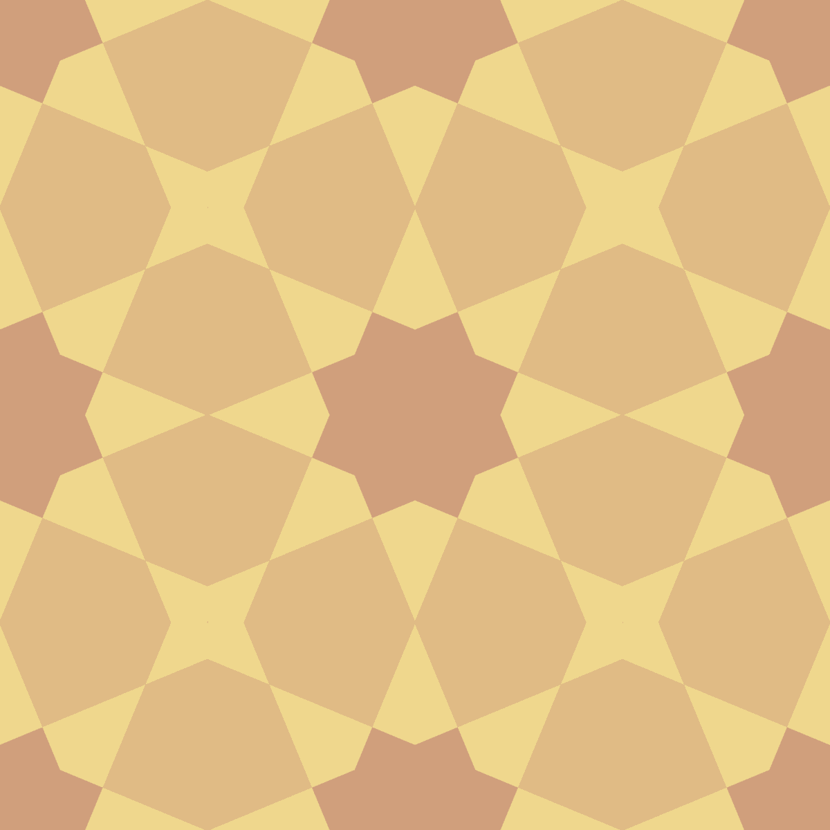 Geometric Pattern: Morocco: Antique / Red Wolf
