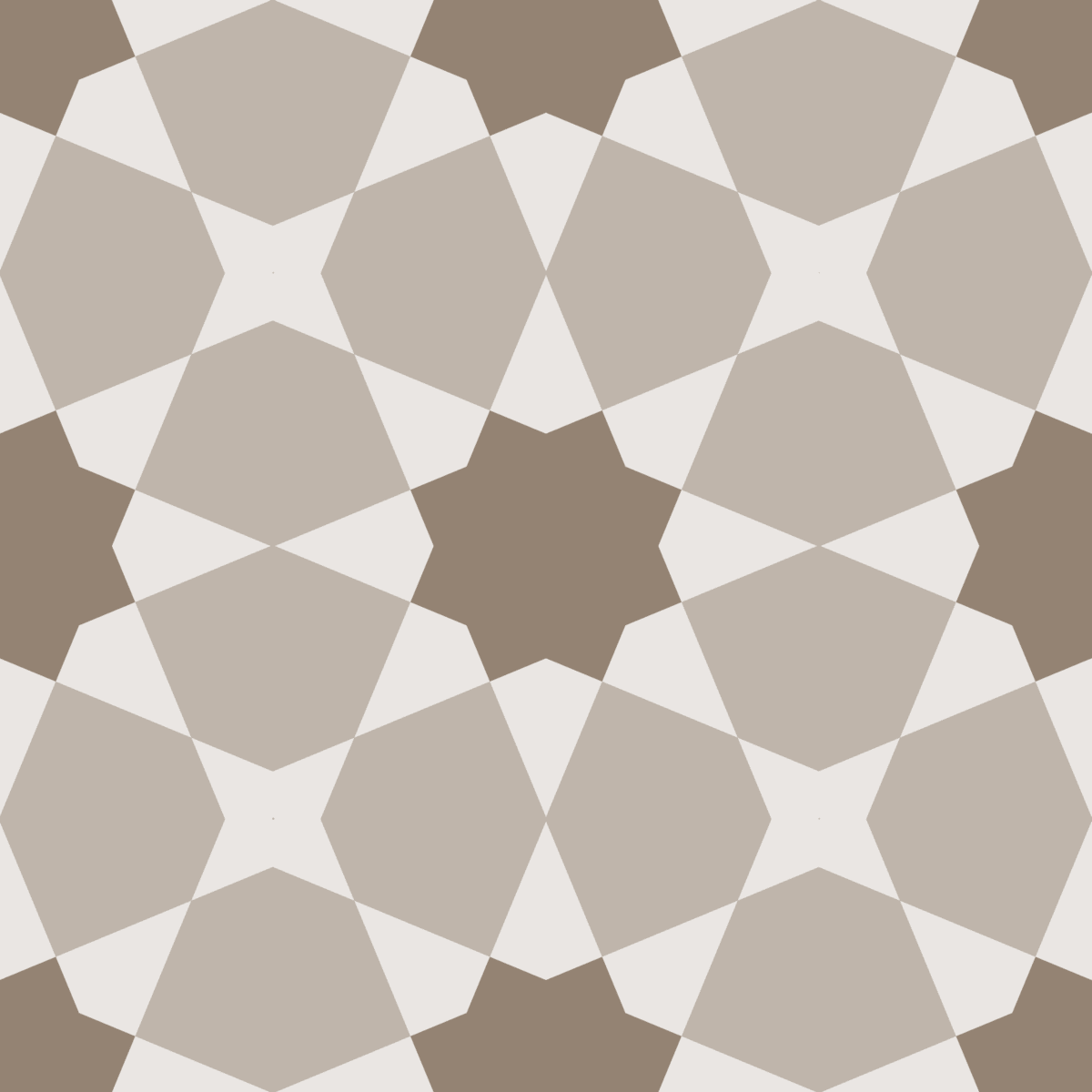 Geometric Pattern: Morocco: Cesco / Red Wolf