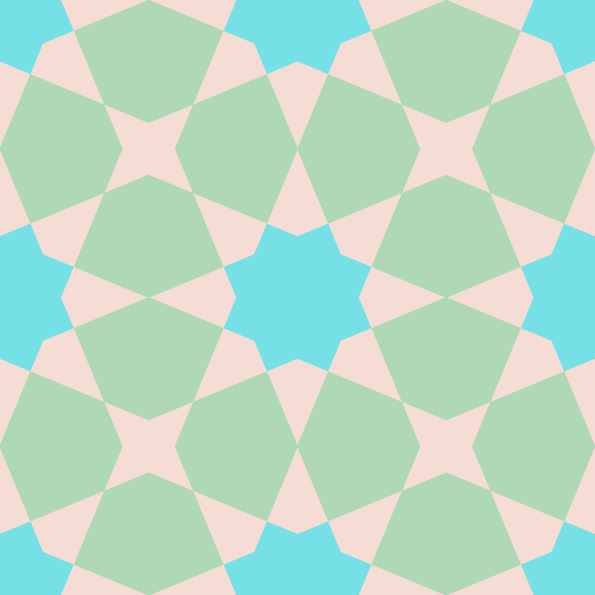 Geometric Pattern: Morocco: Hortus / Red Wolf