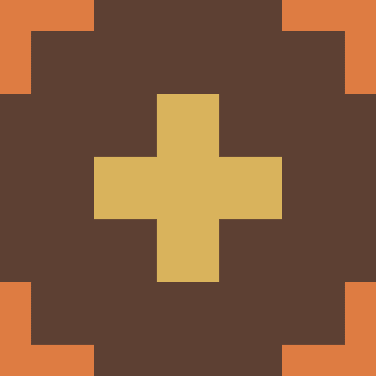 Geometric Pattern: Eaton: Season / Red Wolf