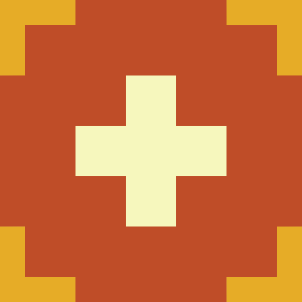 Geometric Pattern: Eaton: Season / Red Wolf