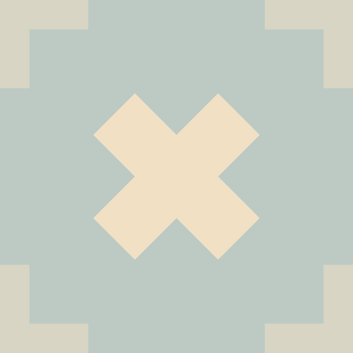 Geometric Pattern: Lucile: Antique / Red Wolf