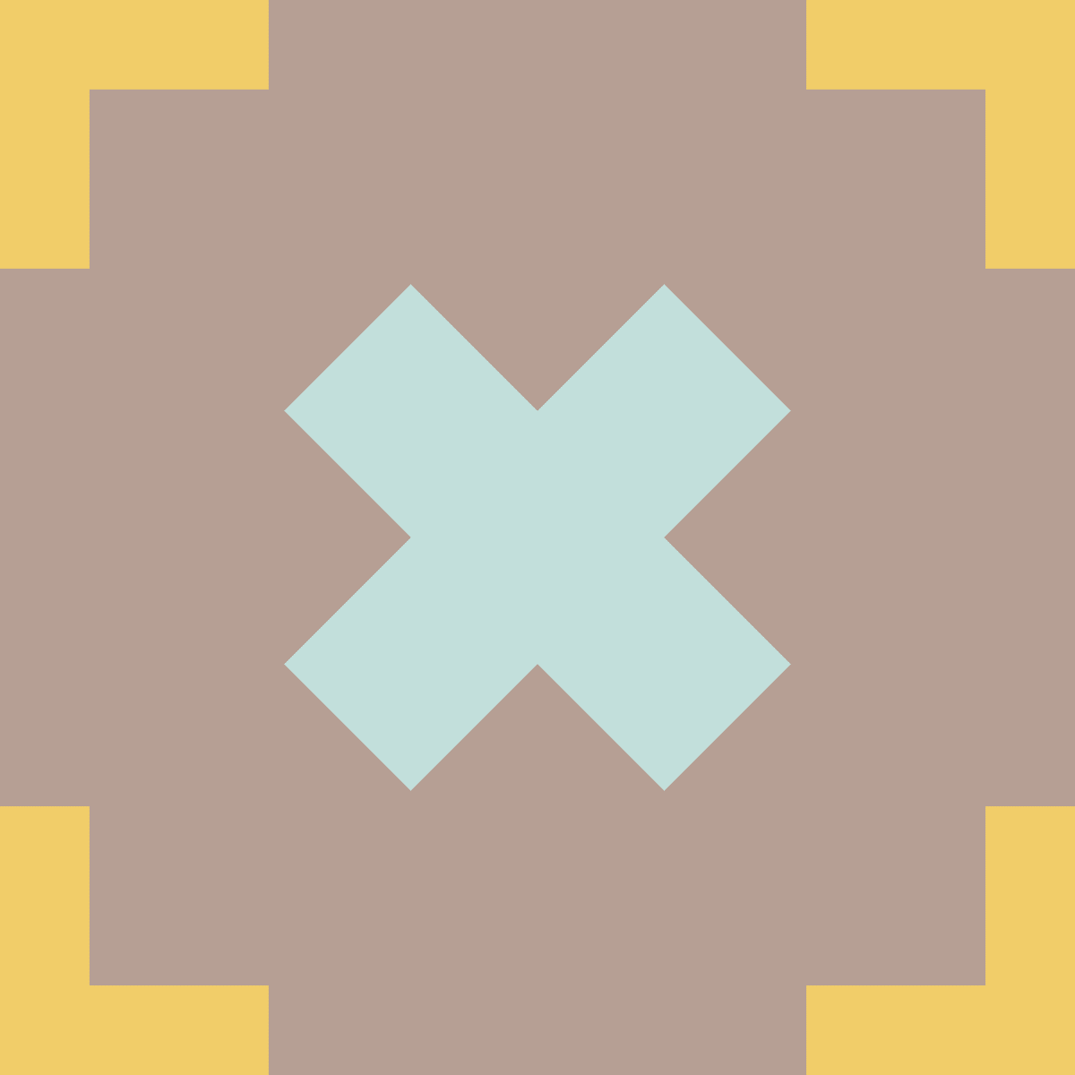 Geometric Pattern: Lucile: Garden / Red Wolf