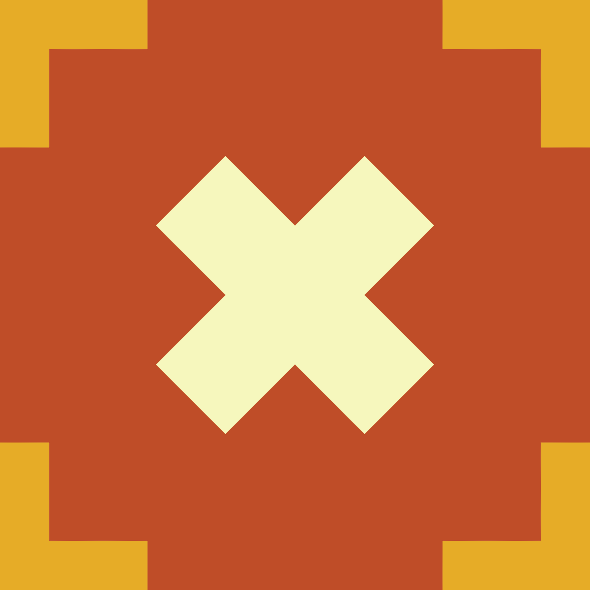 Geometric Pattern: Lucile: Season / Red Wolf