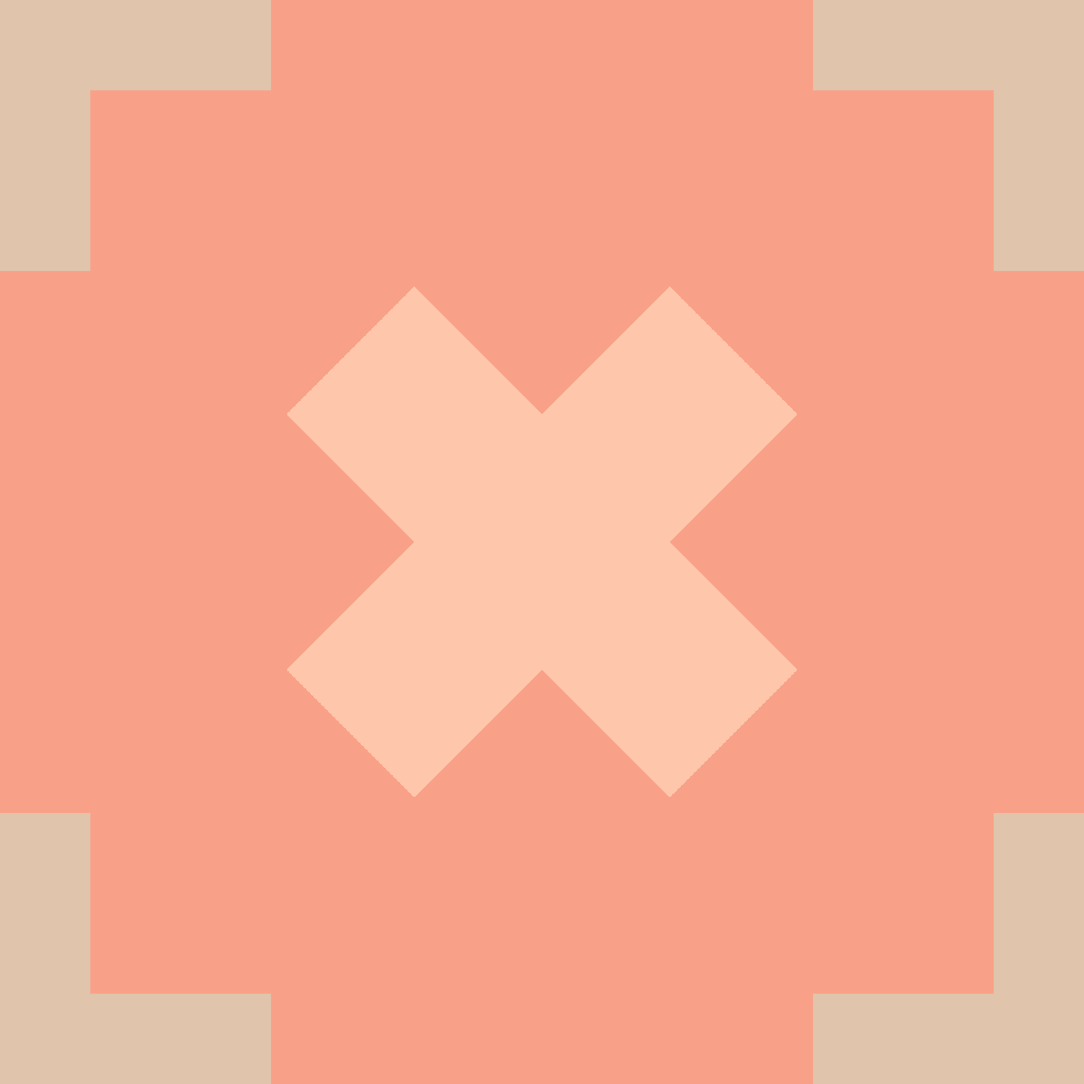 Geometric Pattern: Lucile: Hortus / Red Wolf