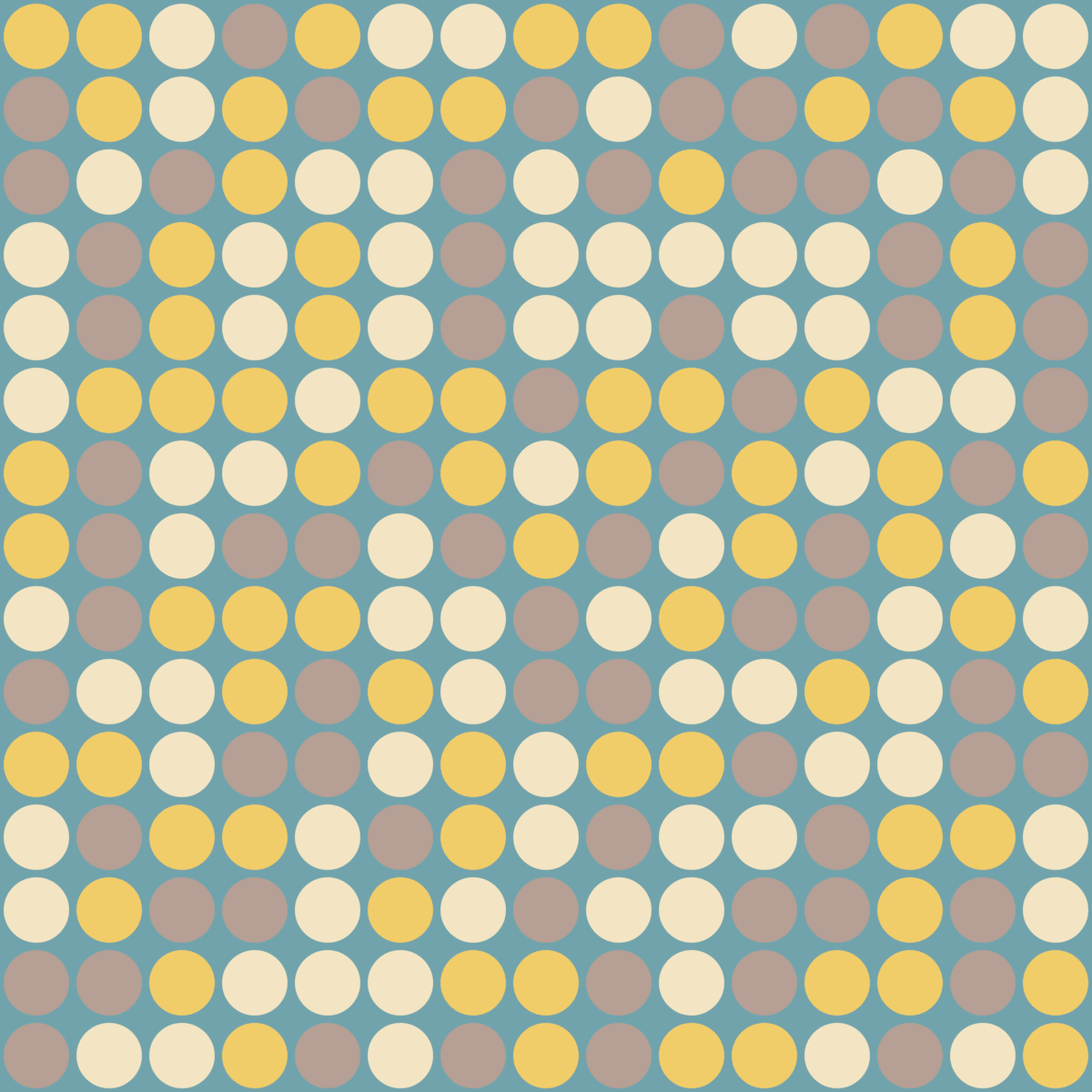 Geometric Pattern: Gerald: Garden / Red Wolf