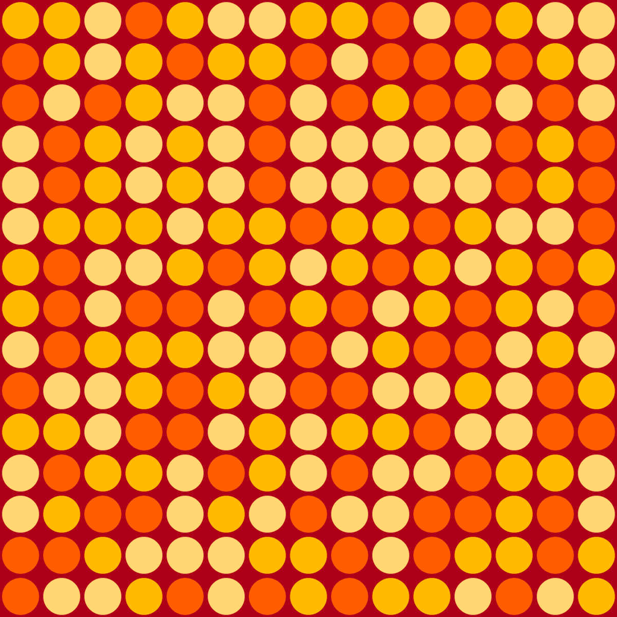 Geometric Pattern: Gerald: Art Deco / Red Wolf