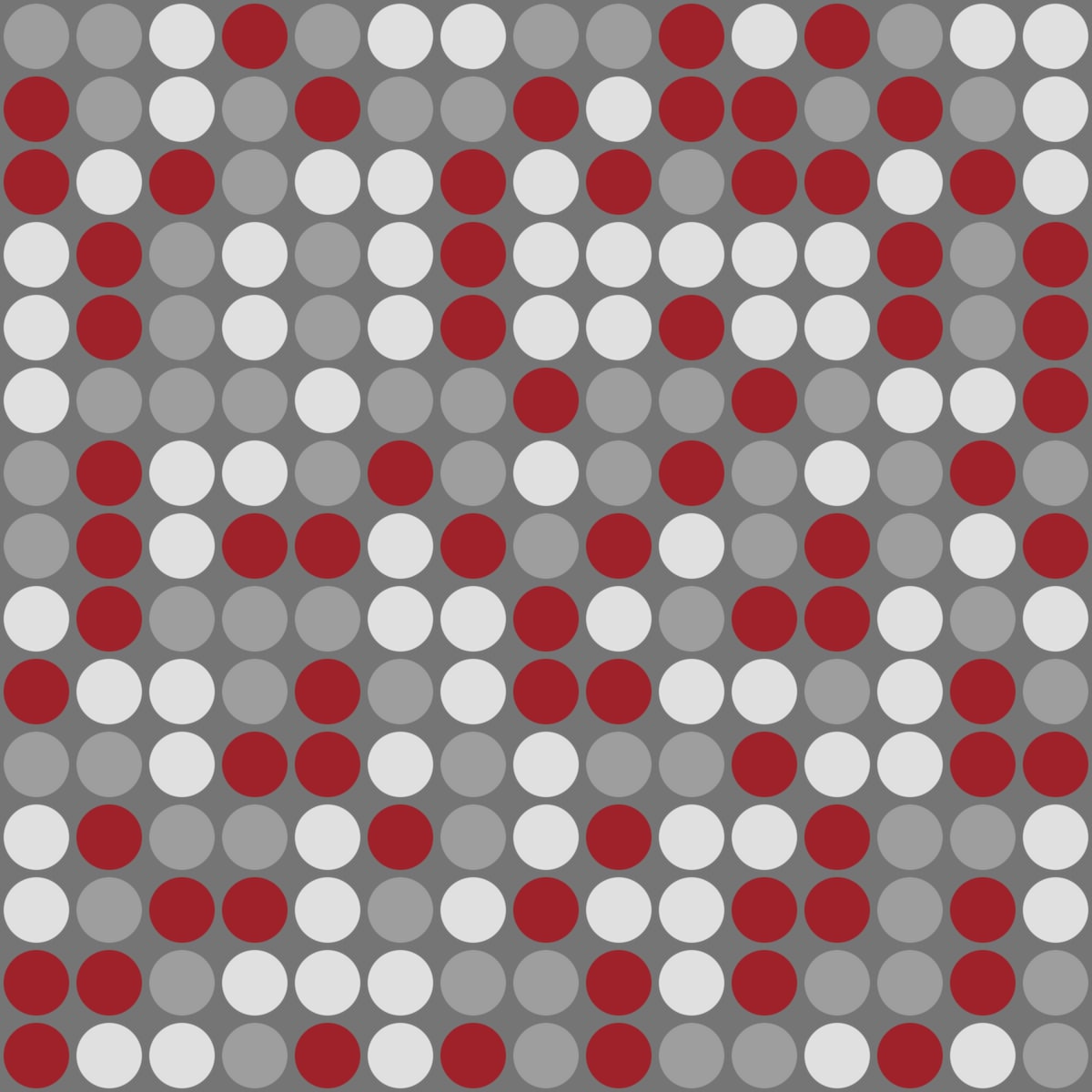 Geometric Pattern: Gerald: Season / Red Wolf