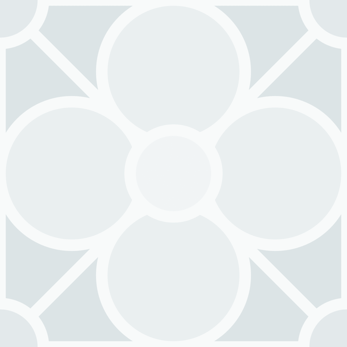 Geometric Pattern: Plumeria: Cesco / Red Wolf