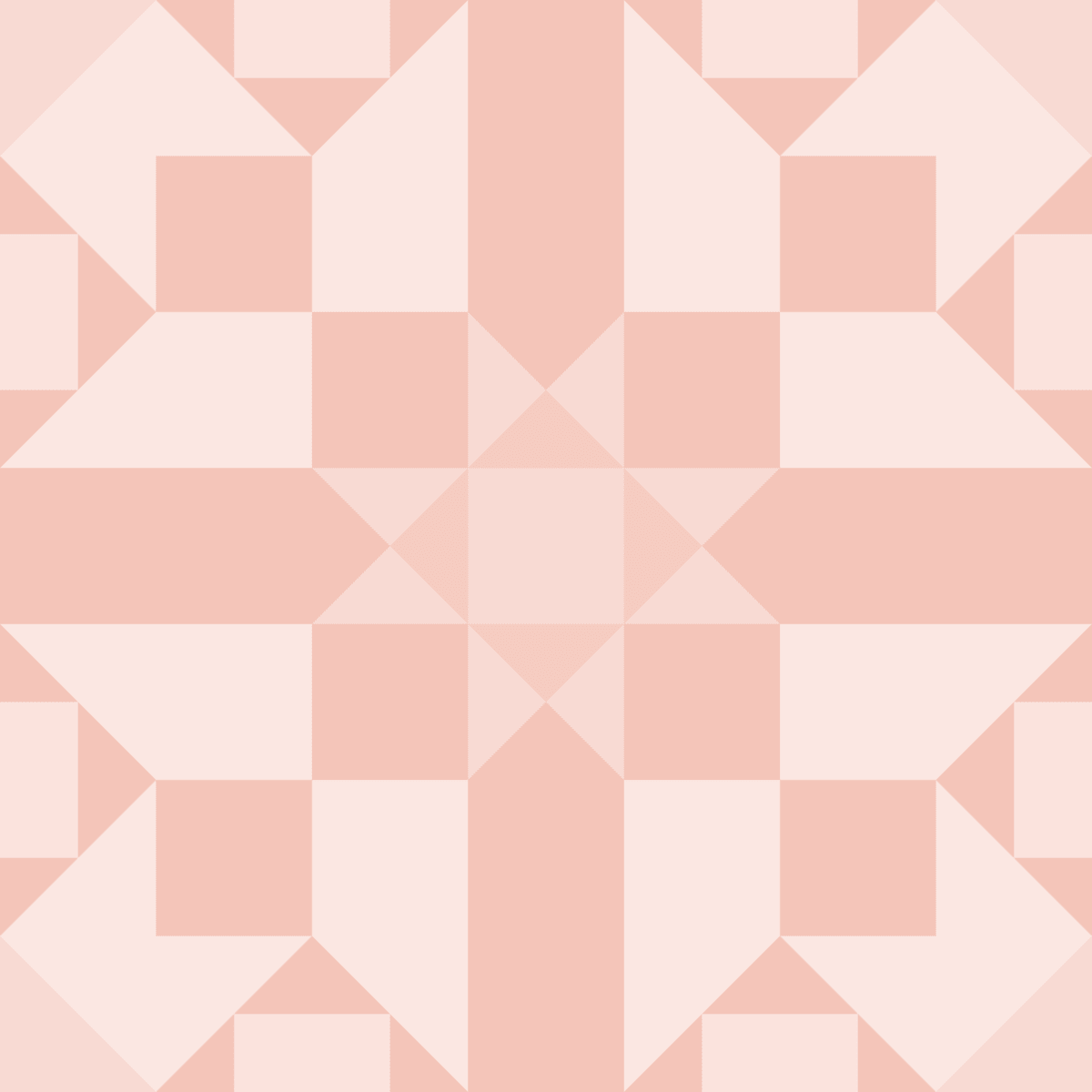Geometric Pattern: Canterbury: Antique / Red Wolf