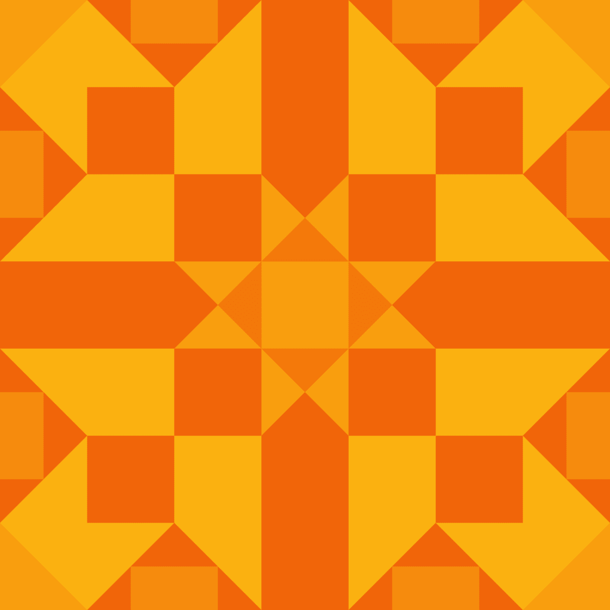 Geometric Pattern: Canterbury: Gemstone / Red Wolf