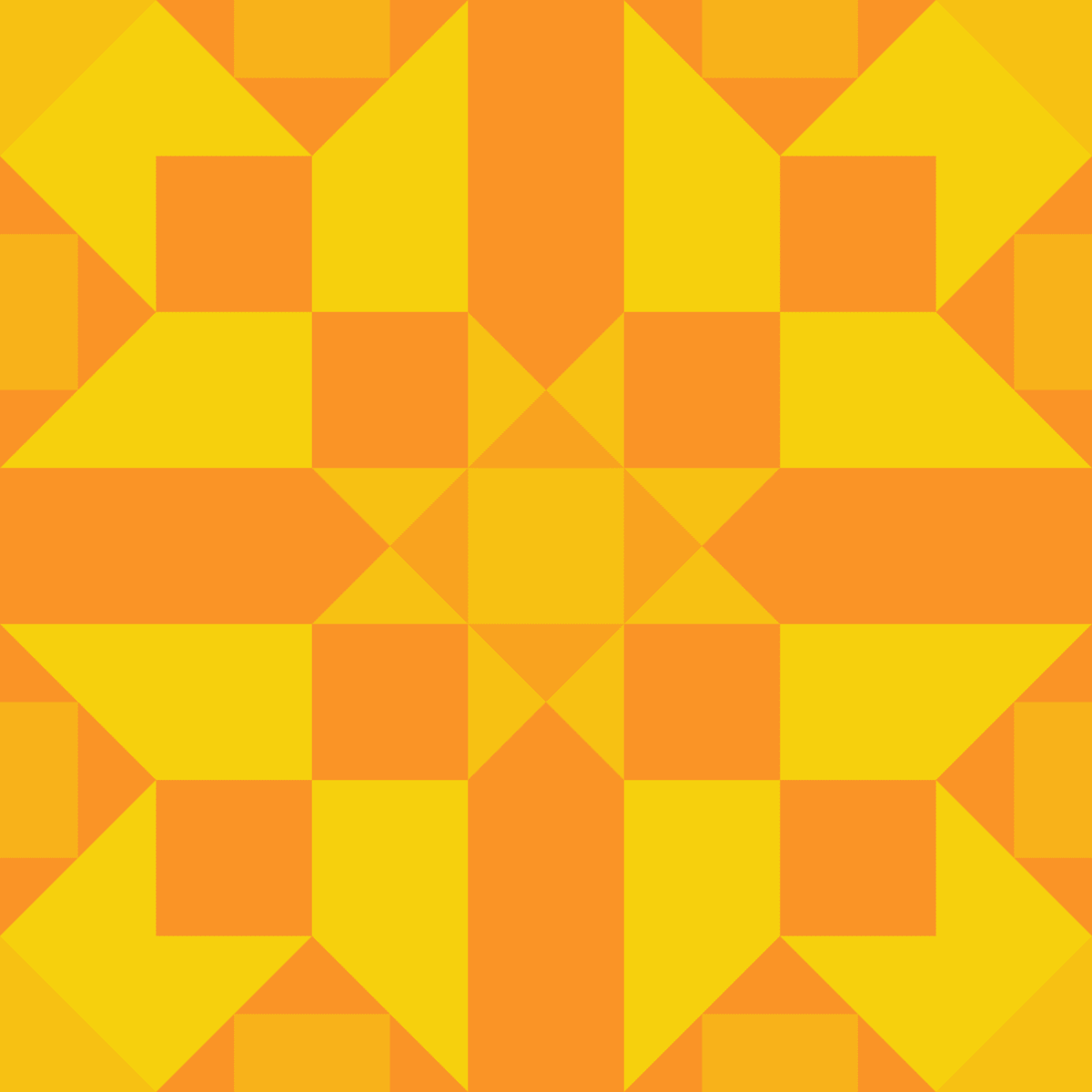 Geometric Pattern: Canterbury: Gemstone / Red Wolf