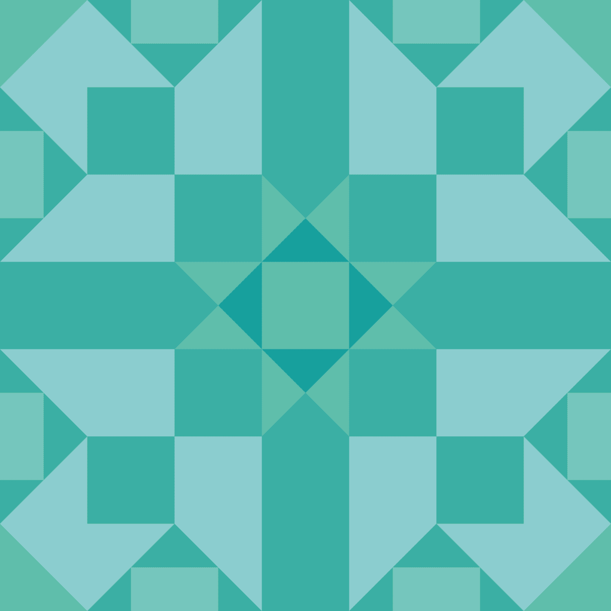 Geometric Pattern: Canterbury: Hortus / Red Wolf