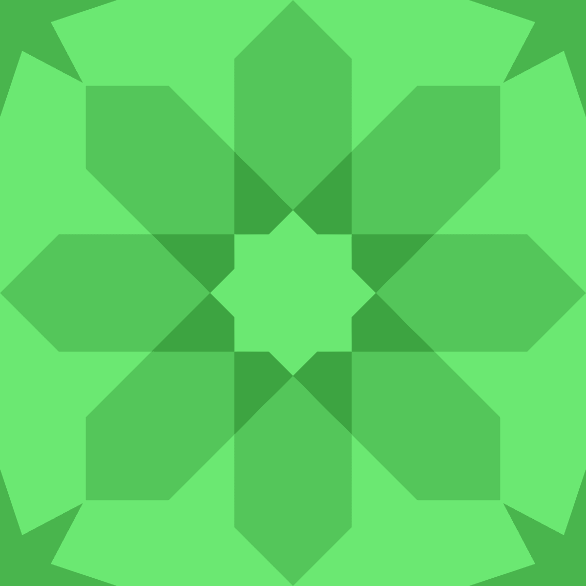 Geometric Pattern: Angola: Gemstone / Red Wolf