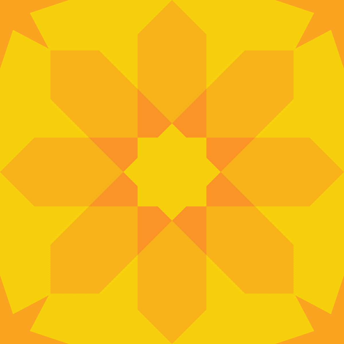 Geometric Pattern: Angola: Gemstone / Red Wolf