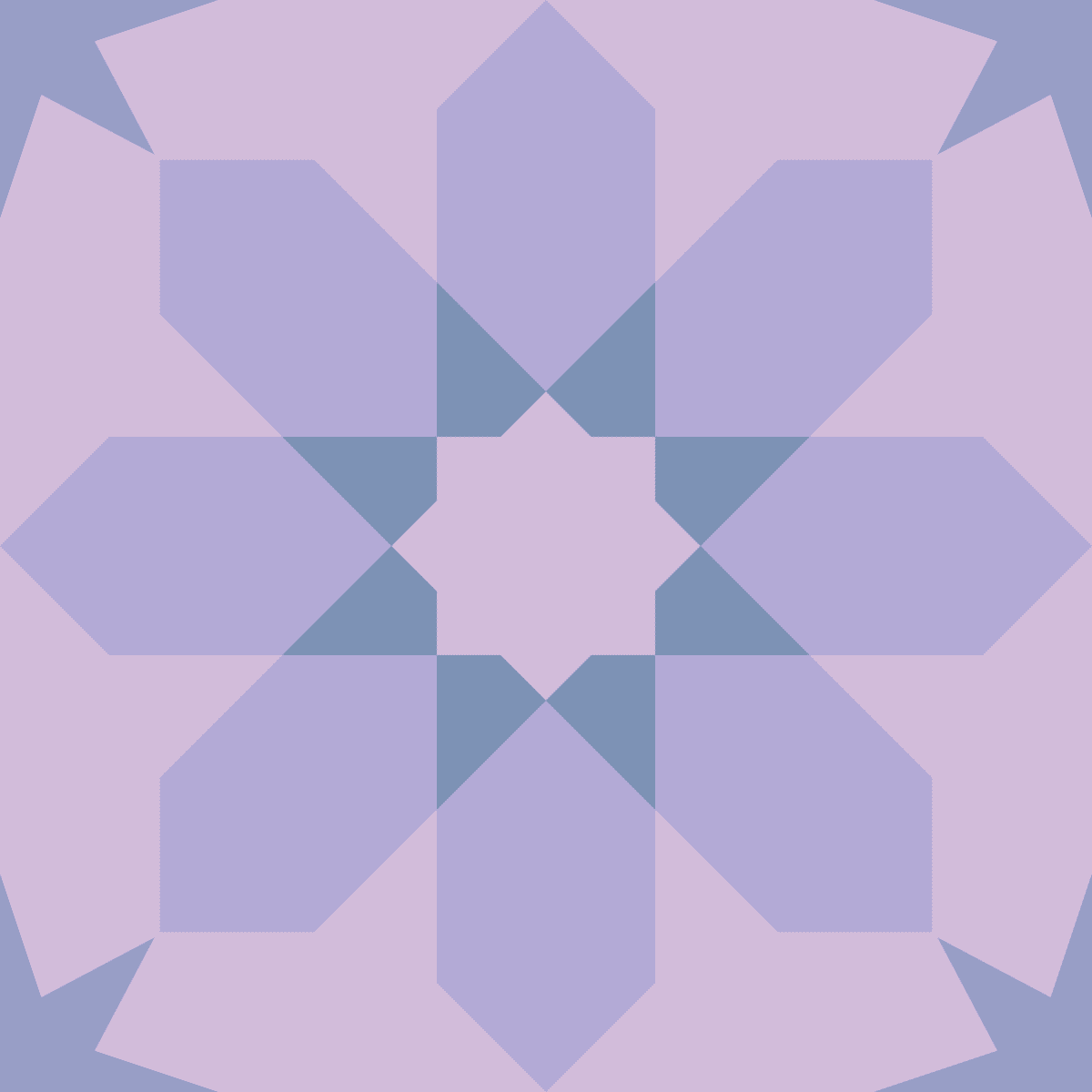 Geometric Pattern: Angola: Hortus / Red Wolf