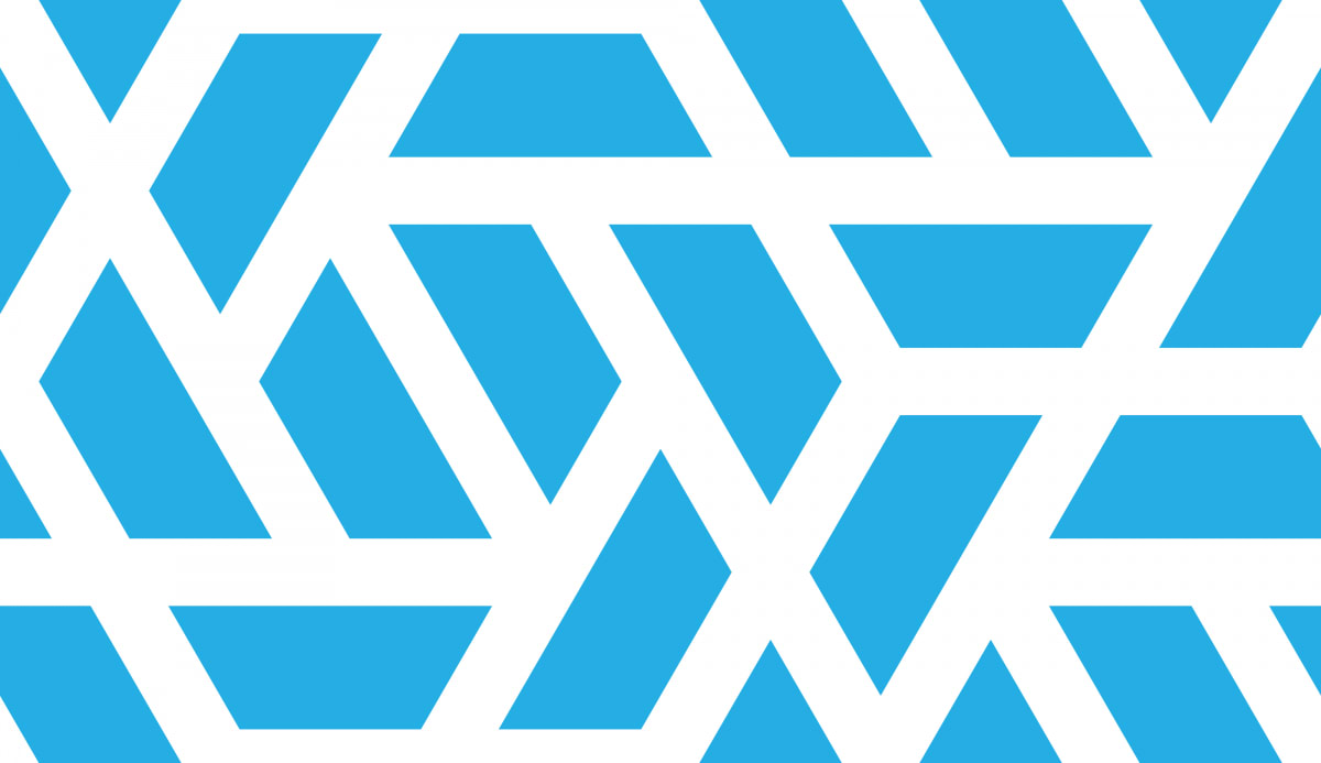 Geometric Pattern: Aperture: White Outline / Red Wolf