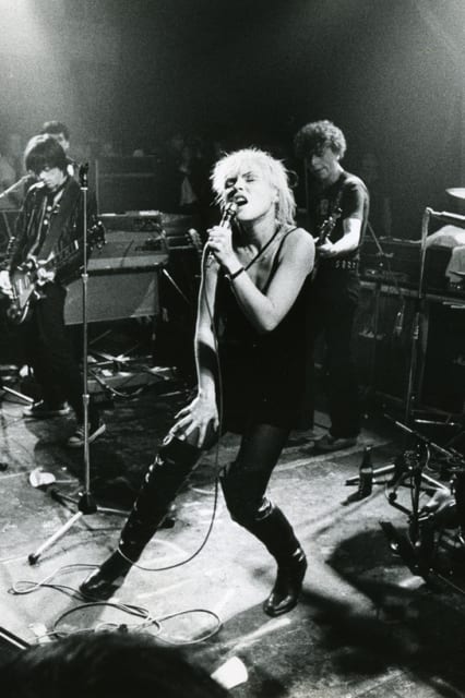 Blondie on stage