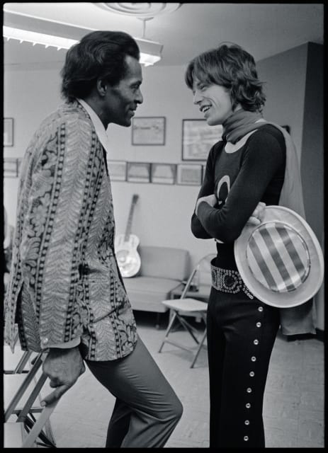 Chuck Berry + Mick Jagger