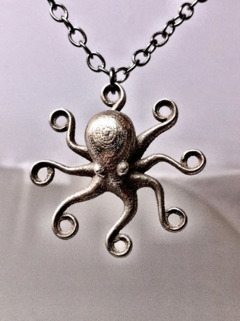Octopus Pendant Stainless Steel / niquegeek