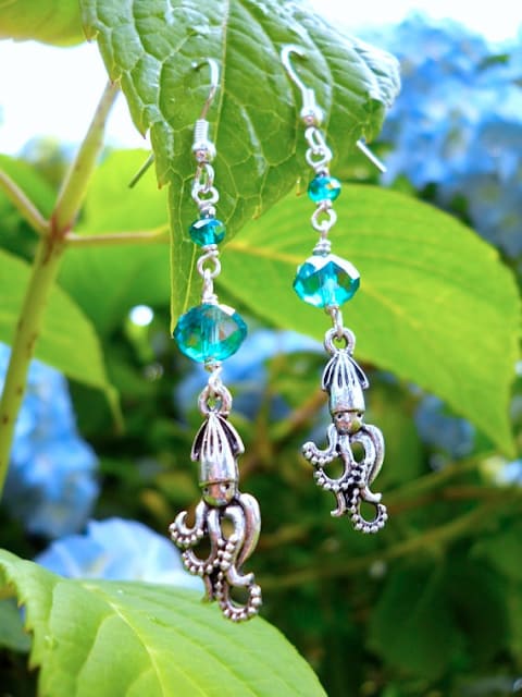 Silver Charm Earrings / TheOpulentSquid