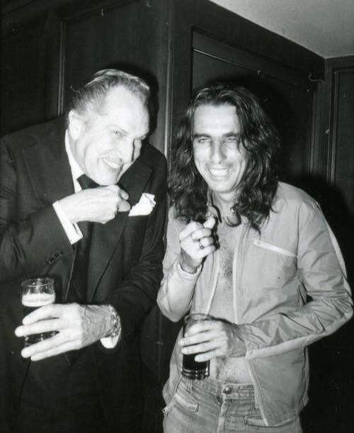 Vincent Price + Alice Cooper