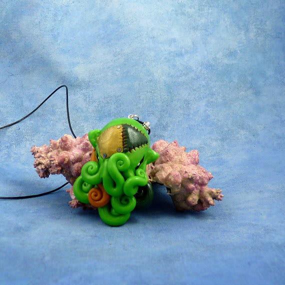 Frankenpod Octopus Necklace / Noadi