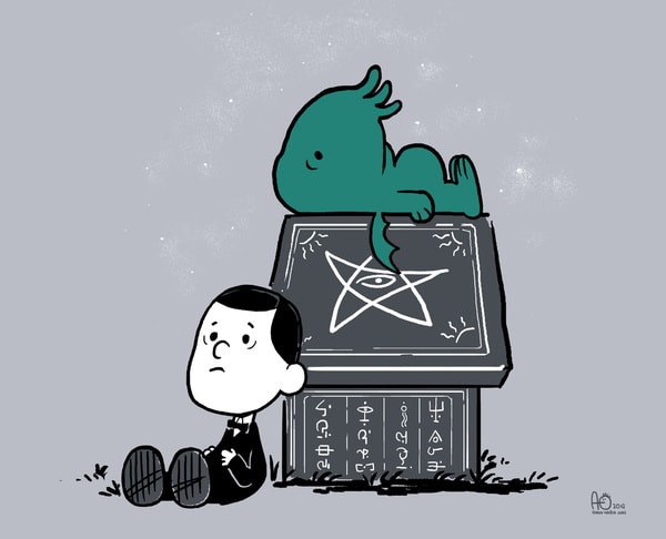 Call of Snoophulhu Art Print / Anna-Maria Jung