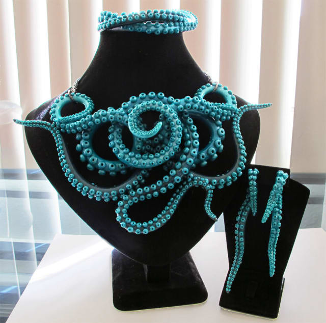 Turquoise Tentacle Set / Kaity O'Shea