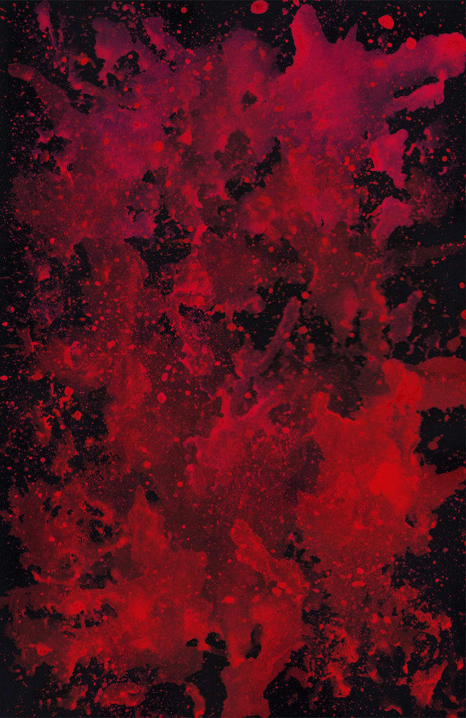 Spectrum splatter doodles / Red Wolf