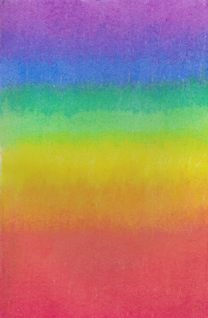 Pastel doodles series one / Red Wolf