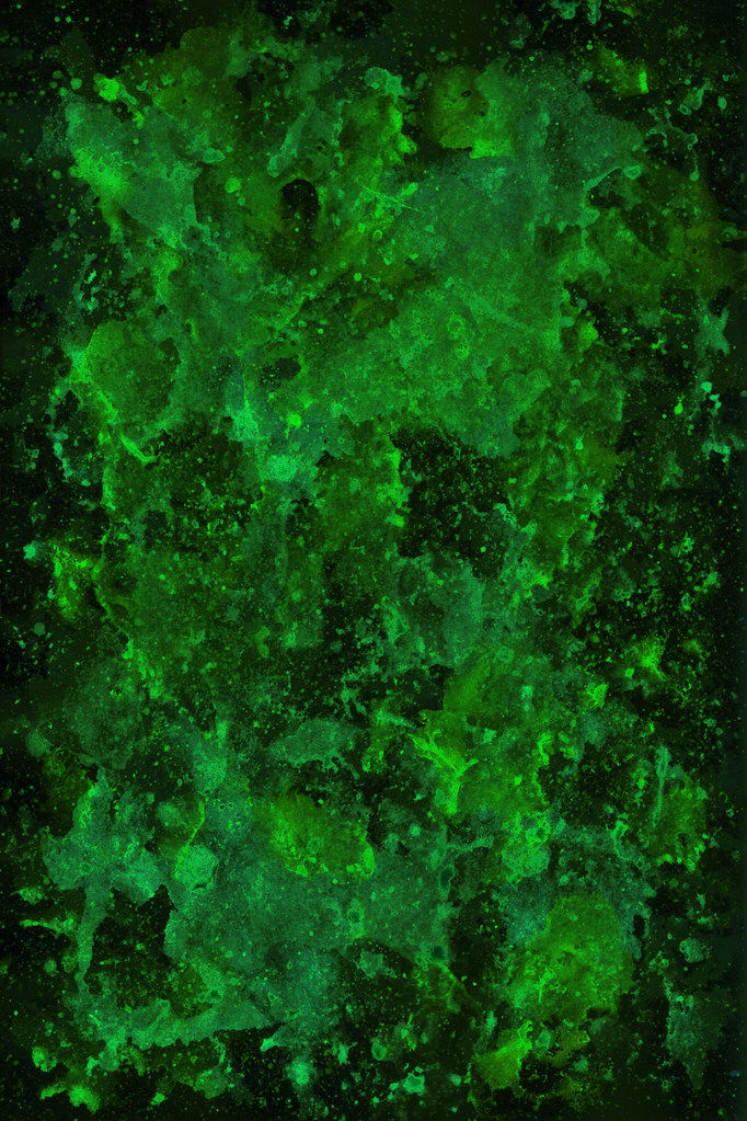 Spectrum splatter doodles / Red Wolf