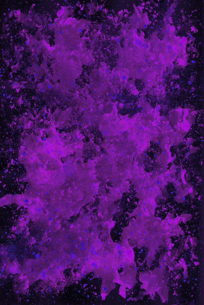 Spectrum splatter doodles / Red Wolf